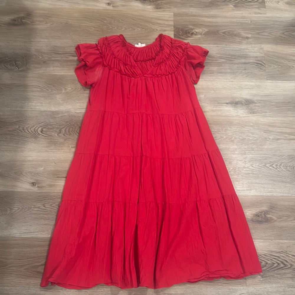 Red midiDress